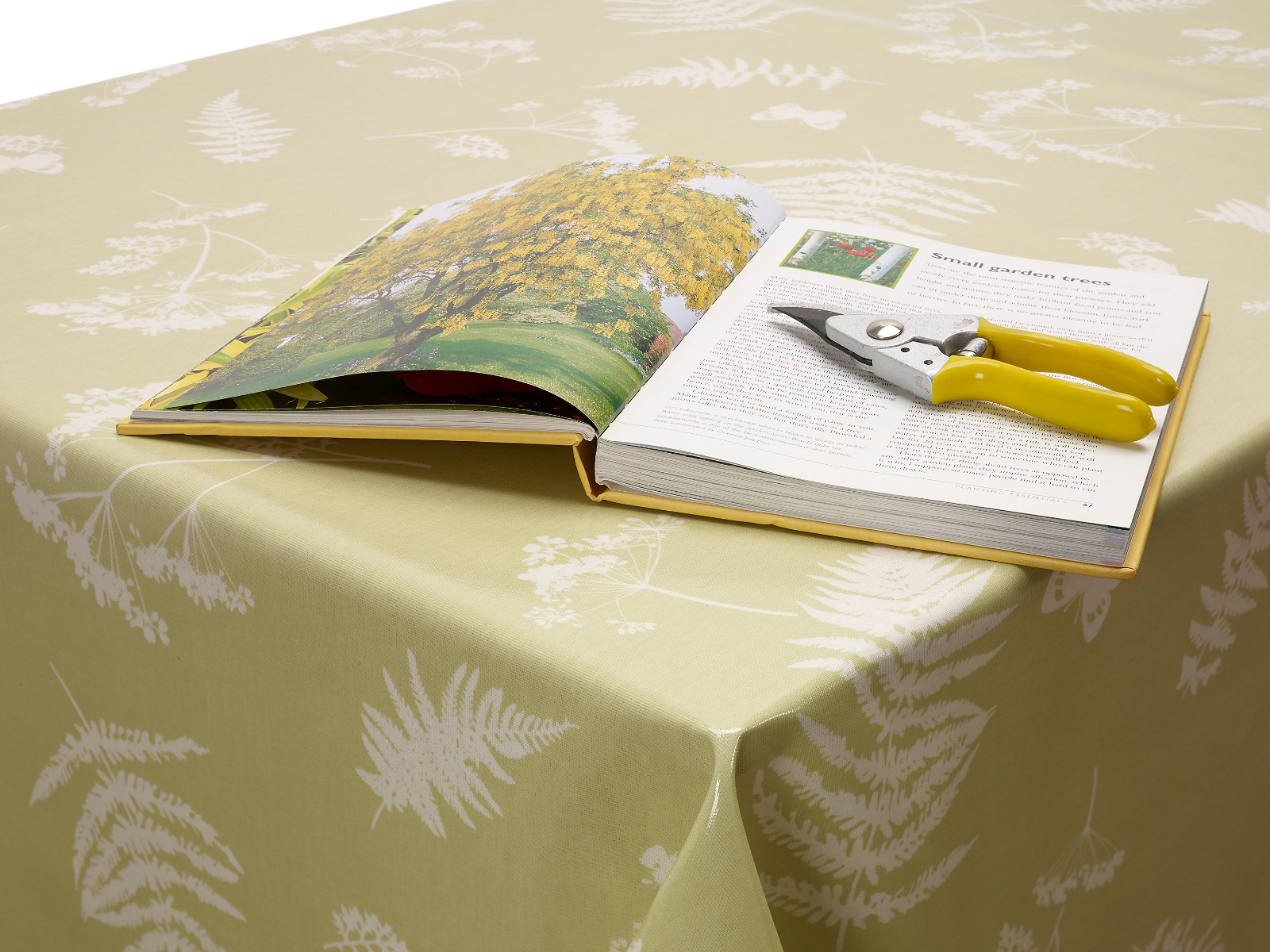 Sage Moorland Wipe Clean Oilcloth