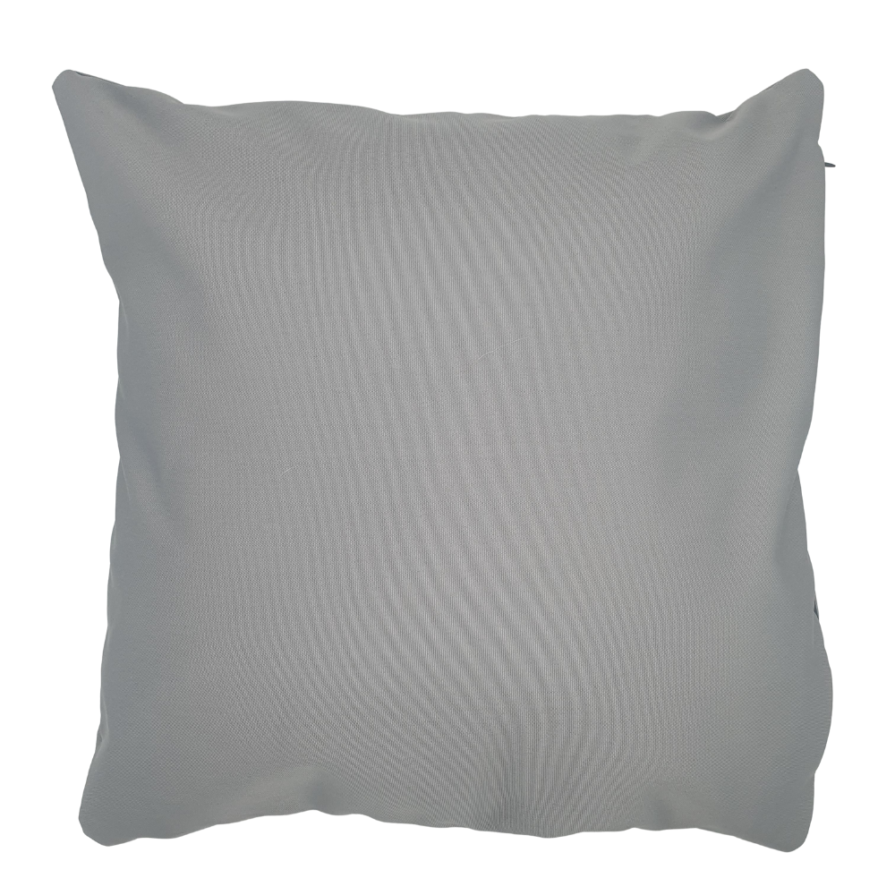 Plain Dove grey Water Repellent Fabric Outdoor Cushion Cover