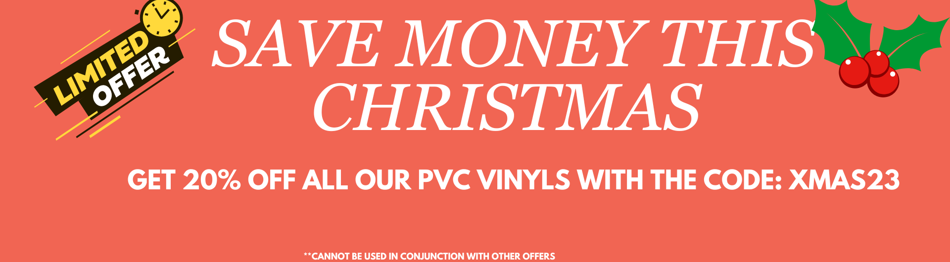 Xmas PVC Offer