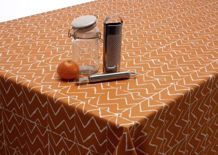 Orange Oilcloth 