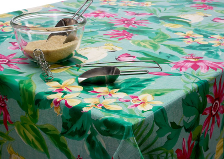 Green PVC Tablecloth