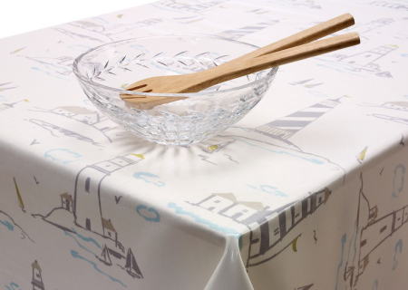 White Oilcloth