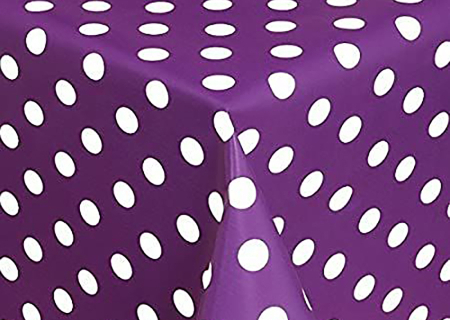 Purple PVC Tablecloth