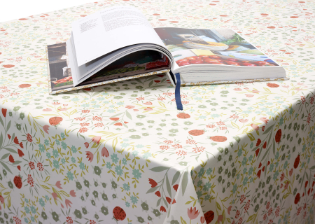 Cream PVC Tablecloth