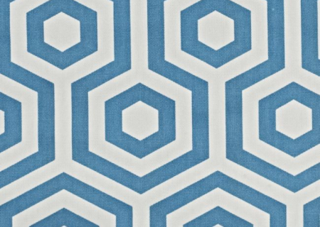 Geometric Hemmed Oilcloth
