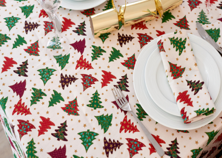 Shop Christmas Fabric Tablecloths
